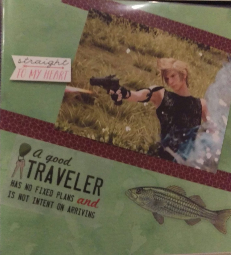 Illustration for article titled Final Fantasy XV Fan Scrapbooks Her Adventure
